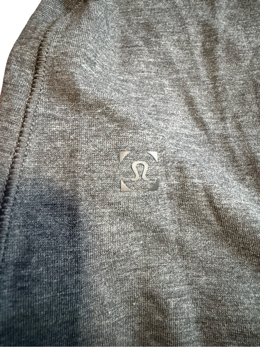 Lululemon Men’s Gray Athletic Short Sleeve V Neck Basic 5 Year T-Shirt Size L